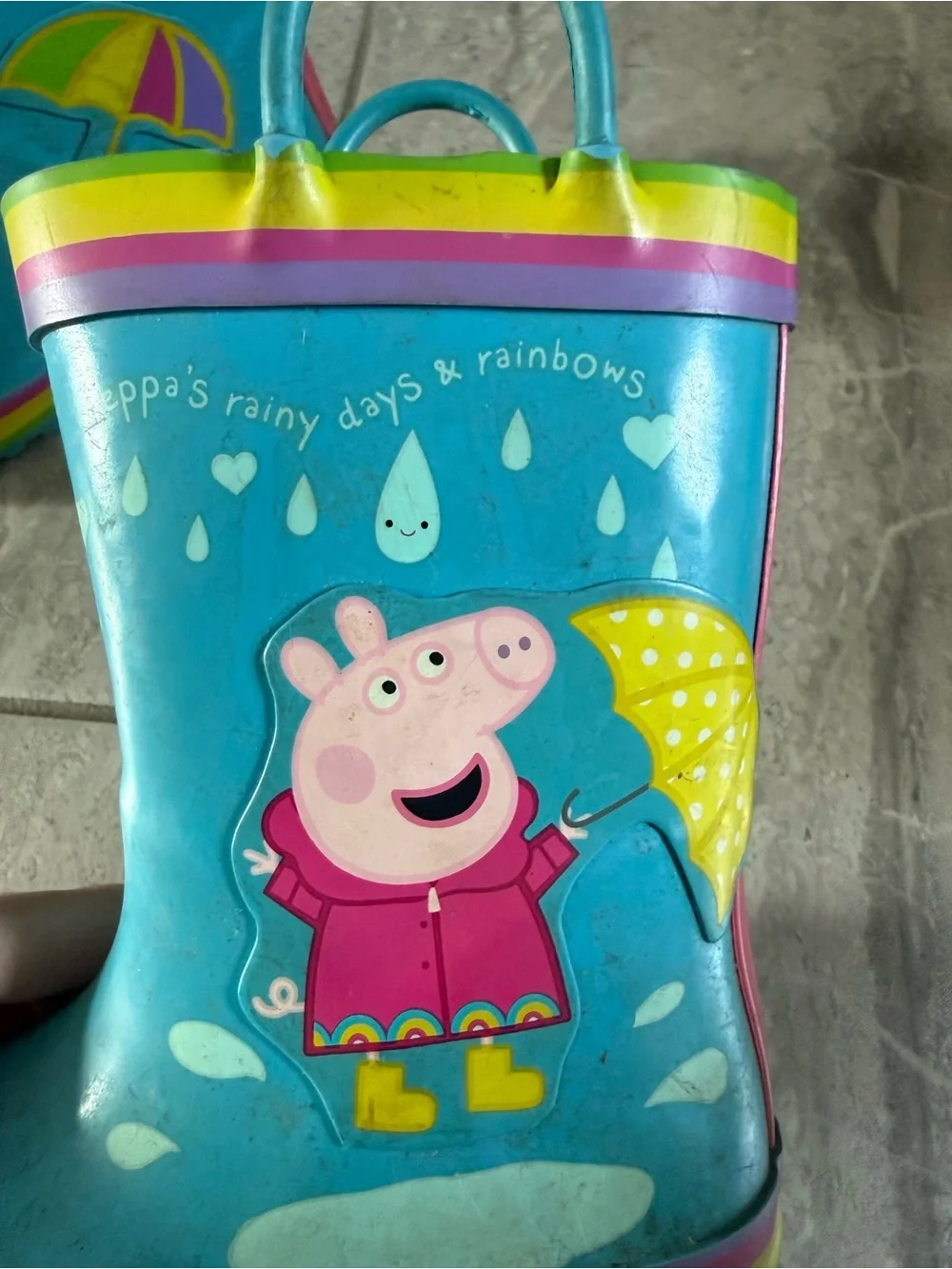 Toddler Peppa Pig Rain Boots